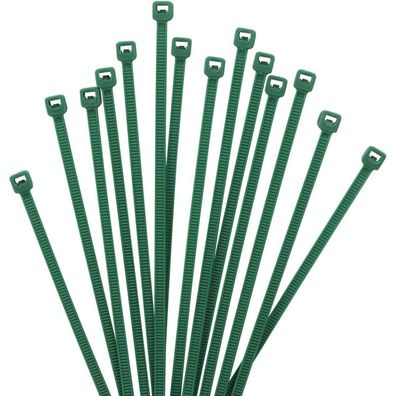 XINGO 1000 Stück Kabelbinder Gartengrün, 200mm x 2,5mm, UV Beständig, 8,1 kg
