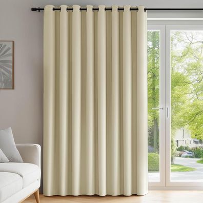 Deconovo Blickdichte Thermovorhänge mit Ösen, Kälteschutz & Hitzeschutz