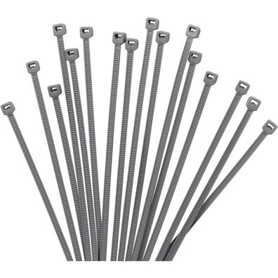 XINGO 1000 Stück Kabelbinder Grau, 100mm x 2,5mm, 8,1 kg Zugfestigkeit, UV