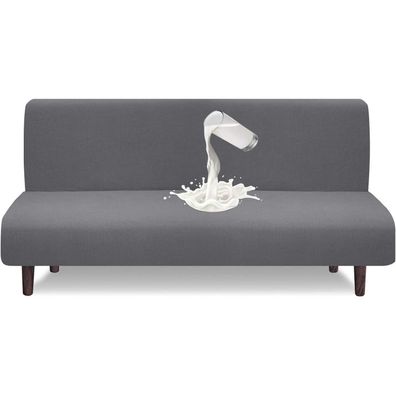 Granbest Wasserdichter Armloser Futonbezug, Hoher Stretch Sofaschutz für