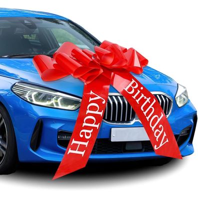Moosono Große Rote Schleife für Autos und Geschenke, Riesige Schleife mit