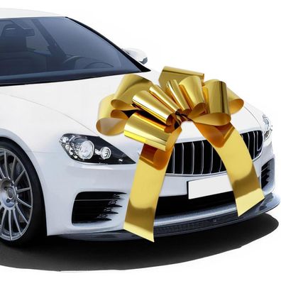 Moosono Große Geschenkschleife für Auto, Fahrrad - Riesige Car Bow mit Saugnapf