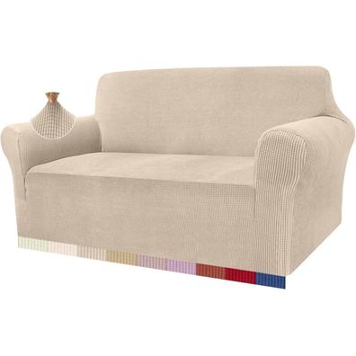 Granbest High Stretch Sofabezug Jacquard Elastische Sofahusse für Wohnzimmer, 2