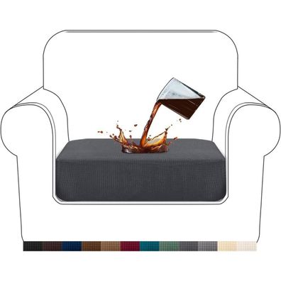 Granbest Premium Wasserdichter Sofa Sitzkissenbezug, High Stretch Jacquard für