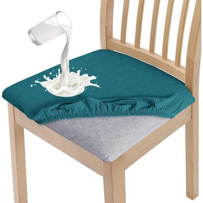 Granbest Stilvolle wasserdichte Esszimmerstuhl Sitzbezüge 4er Set, High