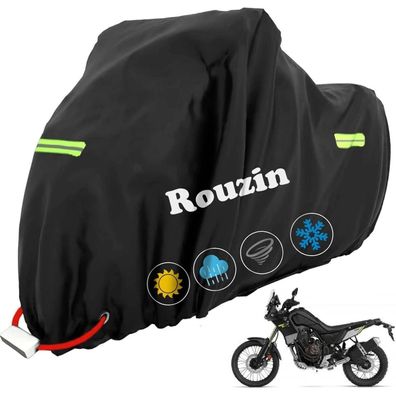 Rouzin Motorrad Abdeckplane XXXL - Wasserdicht 420D Oxford, Outdoor