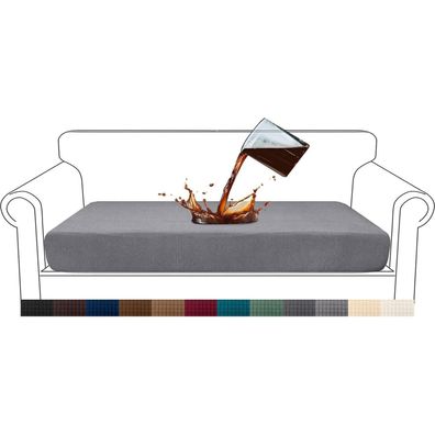 Granbest Premium Wasserdichter Sofa Sitzkissenbezug, High Stretch Jacquard
