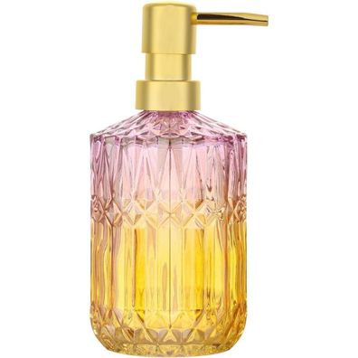 YunNasi Nachfüllbarer Seifenspender aus Glas für Flüssigseife, Shampoo, Lotion