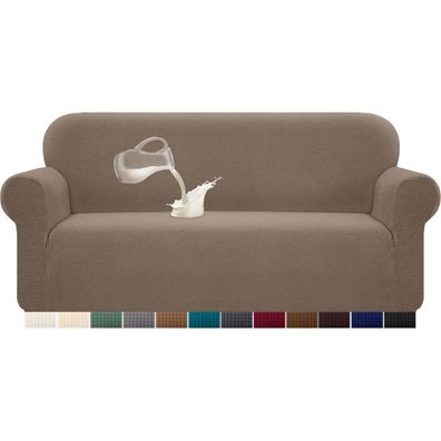Granbest Stretch Wasserdichter Sofabezug für 3-Sitzer Sofas, Kamel