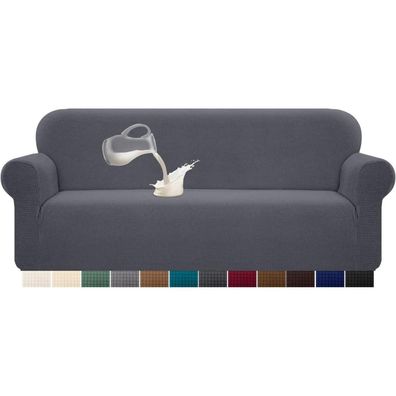 Granbest Stretch Wasserdichter Sofabezug für 4-Sitzer Sofas, Grau