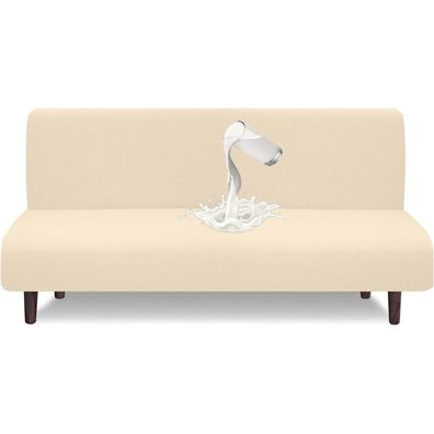 Granbest wasserdichte Armlose Futon Abdeckung, Hoher Stretch Futon Schutz für