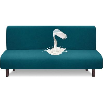 Granbest Wasserdichte Armlose Futon Abdeckung, Hoher Stretch Sofabezug für