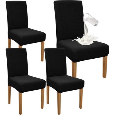 Granbest Premium Wasserdichte Esszimmerstuhlbezüge, 4er Set, Stretch