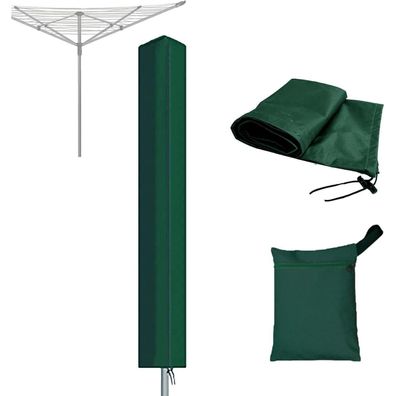 RICHIE Wäschespinne Abdeckung Wasserdicht mit Reißverschluss 16x16x165cm