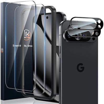 LK 2 + 2 Panzerglas für Google Pixel 10 Pro XL - 2x Displayschutz & 2x