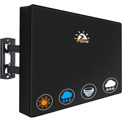 Zettum TV Abdeckung für 48-50 Zoll Fernseher - Heavy Duty & Wasserdicht für