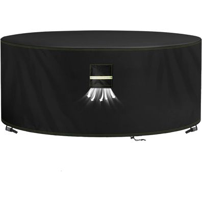 VDISRR Abdeckhaube für Gartentische Ø160x74cm, 420D Oxford Schutzhülle