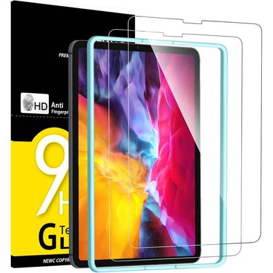 NEW'C 2x Panzerglas Schutzfolie für iPad Air 5/4 10,9" & iPad Pro 11"