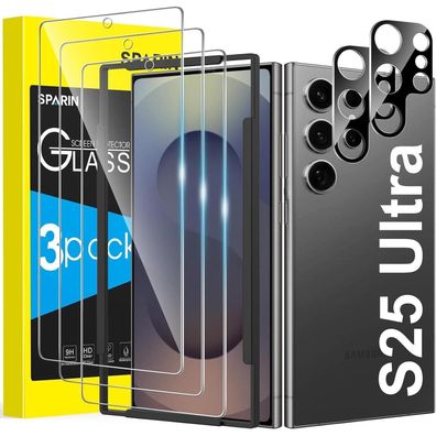 SPARIN Displayschutzfolie für Samsung Galaxy S25 Ultra (6.9 Zoll) - 3x