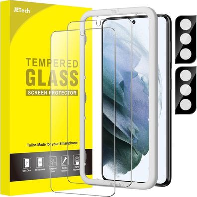 JETech Displayschutzfolie für Samsung Galaxy S21 Plus 6,7 Zoll - 2 Stück