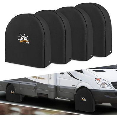 Zettum 4x Reifenabdeckung 30-32 Zoll, Heavy Duty & Wasserdicht, für SUV, Van