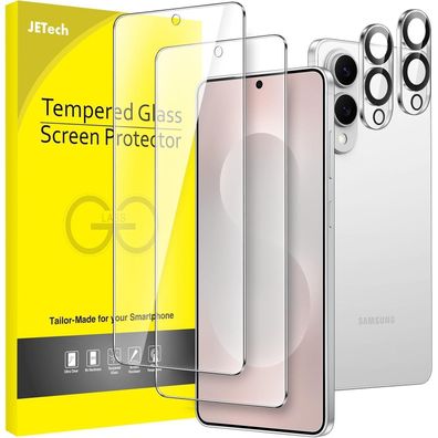 JETech Displayschutzfolie für Samsung Galaxy S25 Edge - 2 Stück Gehärtetes Glas