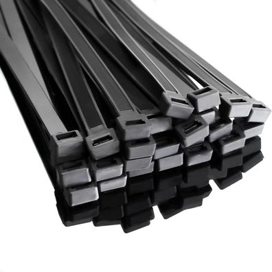 SWEED Kabelbinder Schwarz Lang 600mm (250 Stück) - UV-Beständig, 90KG