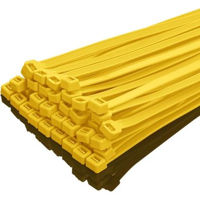XINGO 100 Stück Kabelbinder, strapazierfähig, Premium-Nylon, 50kg