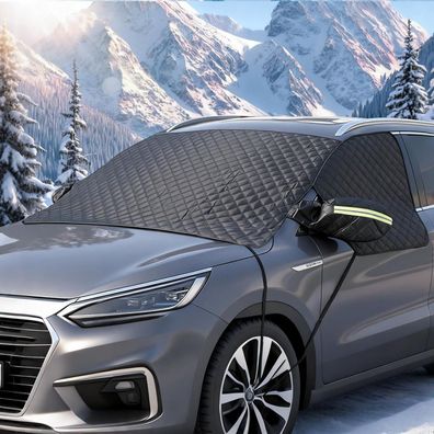 auvstar Frontscheibenabdeckung für Auto und SUV - Schutz vor Schnee, Frost