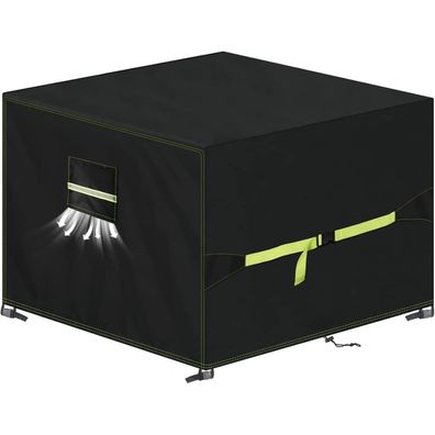 VDISRR 420D Oxford Abdeckhaube für Gartentische 150x150x75cm, Wasserdicht
