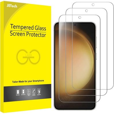 JETech Displayschutzfolie für Samsung Galaxy S23 5G (6,1 Zoll) - 3 Stück