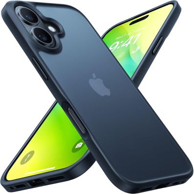 TORRAS Guardian Hülle für iPhone 16 - Militärschutz, samtweiche Haptik