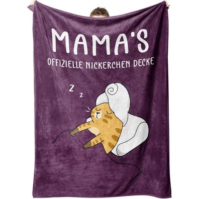 Juratar Kuscheldecke für Mama - Lustige und weiche Flanelldecke, Geschenk für