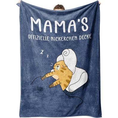 Juratar Kuscheldecke für Mama - Lustige Geschenkidee, besonders weich, 157 x