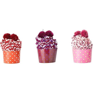 Aotlet Kuschelsocken Damen 3 Paar (Rot, Rosa, Lila) - Lustige Geschenkideen für