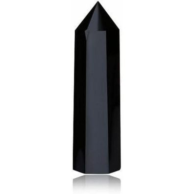 Gujoxila Obsidian Kristall Turm 9-10cm - Schmuckstein für Meditation, Energie