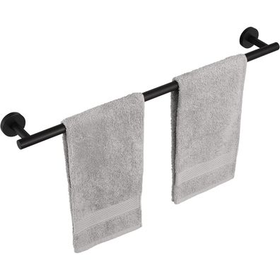 KES Handtuchhalter Schwarz 65cm Edelstahl SUS304 Wandmontage, Badetuchhalter