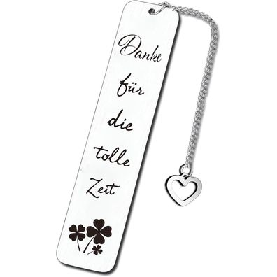 Personalisiertes Lesezeichen - Danke für die tolle Zeit, Abschiedsgeschenk für