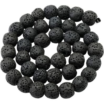Kyeygwo 8mm Lavastein Perlen Strang für Schmuckherstellung, DIY, Armband