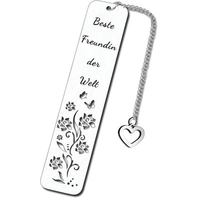 Beste Freundin Lesezeichen personalisiert - Geschenk für Frauen, Lehrer