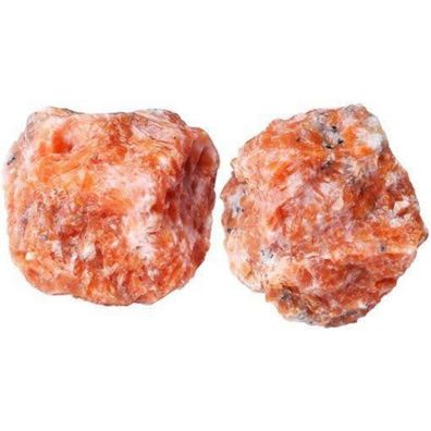 Qinjiejie Sonnenstein Große Kristalle (2 Stück) - 100% Natursteine, Schmucksteine
