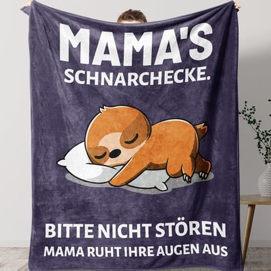 KAAYEE Mama Geschenk Kuscheldecke für Mutter zum Geburtstag, Weihnachten
