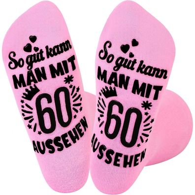 Yamitora Geburtstag Socken Damen, Baumwolle, Wadenmitte, Geschenk für Freundin