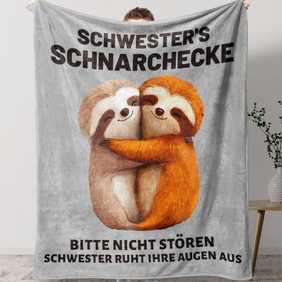KAAYEE Kuscheldecke Geschenk für Schwester zum Geburtstag, Valentinstag