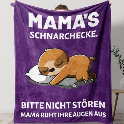 KAAYEE Mama Geschenk Kuscheldecke für Mutter zum Geburtstag, Weihnachten
