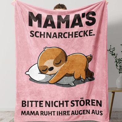 KAAYEE Mama Geschenk Kuscheldecke für Mutter zum Geburtstag, Weihnachten