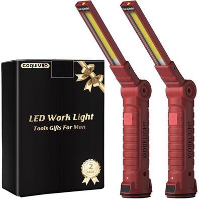 Coquimbo LED Werkstattlampe wiederaufladbar, Inspektionsleuchte mit Magnet und