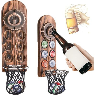 Zonsuse Bieröffner für die Wand mit Kronkorken Sammler, magnetisch, für Bar