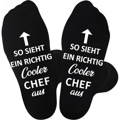 Jeasona Lustige Herren Socken mit rutschfester Sohle - Originelles Geschenk für