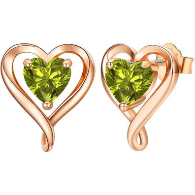 LAVUMO Ohrringe Silber 925 Rosegold Gold Damen Ohrstecker Set - Geschenk für